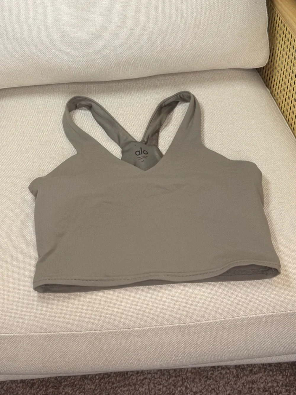 Alo Yoga Real Me Bra Tank Size medium
